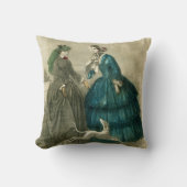 ビクトリアンな時代のファッション クッション (正面)