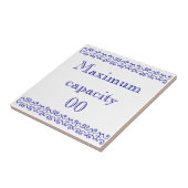 ビクトリアンな最大キャパシティの印 タイル (側面)