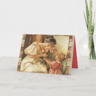 ビクトリアンな母の日 カード