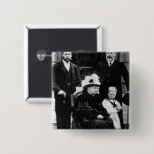 ビクトリアンな皇族の4匹の生成 缶バッジ (正面&裏面)