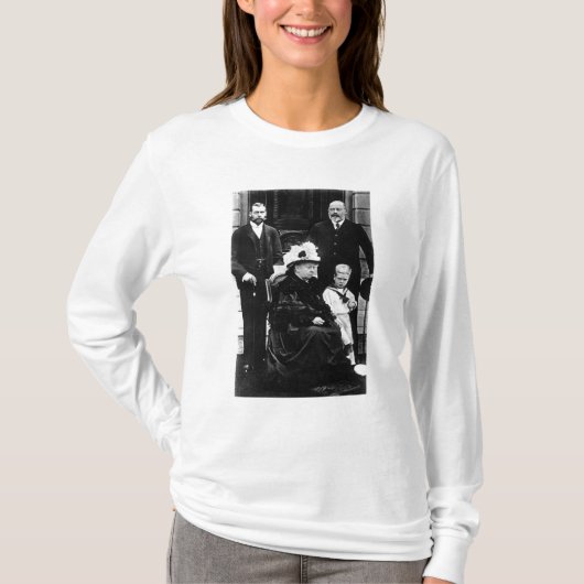 ビクトリアンな皇族の4匹の生成 Tシャツ (正面)