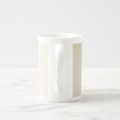 ビクトリアンな花のパーソナライズな骨灰磁器のマグ ボーンチャイナマグカップ (裏面)