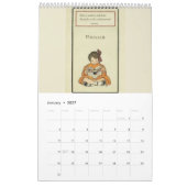 ビクトリアンな花嫁の料理書 カレンダー (1月 2027)