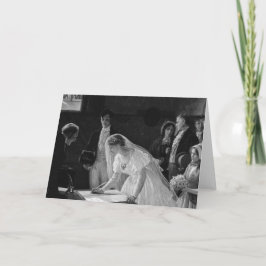 ビクトリアンな花嫁 カード