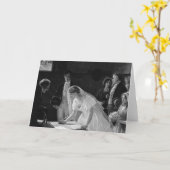 ビクトリアンな花嫁 カード (黄色い花)