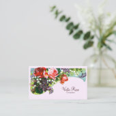 ビクトリアンな花-名刺 名刺 (スタンド正面)