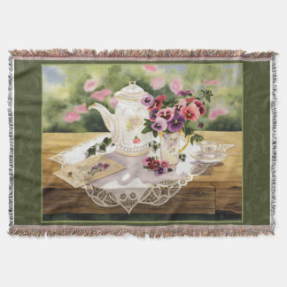 ビクトリアンな茶 スローブランケット