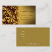 ビクトリアンな華麗さカスタムなデザイナー名刺 名刺 (正面/裏面)