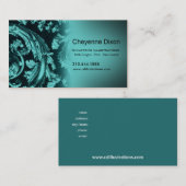 ビクトリアンな華麗さカスタムなデザイナー名刺 名刺 (正面/裏面)