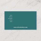 ビクトリアンな華麗さカスタムなデザイナー名刺 名刺 (裏面)