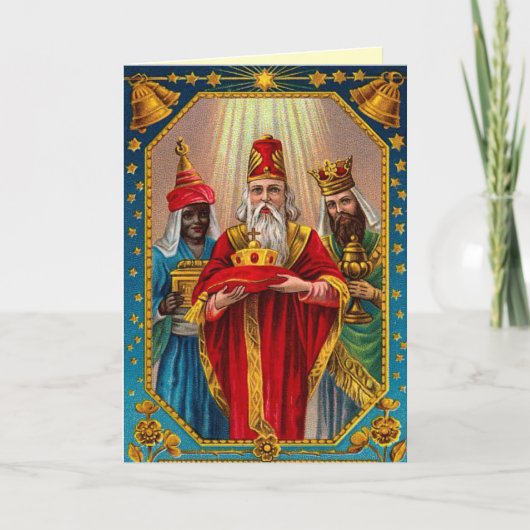 ビクトリアンな賢者のクリスマスカード シーズンカード (正面)