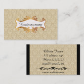 ビクトリアンな質 名刺 (正面/裏面)