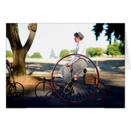 ビクトリアンな高車輪の三輪車