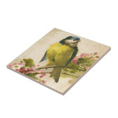 ビクトリアンな鳥のイラストレーション タイル (側面)