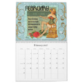 ビクトリアンなFloozies 2010年 カレンダー (2月 2027)