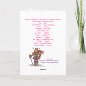 ビクトリアンなNosegayのバレンタインカード シーズンカード (裏面)