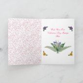 ビクトリアンなNosegayのバレンタインカード シーズンカード (内部)