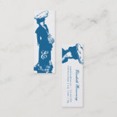 ビクトリアンなSkinny女性テレホンカード コーリングカード (正面/裏面)