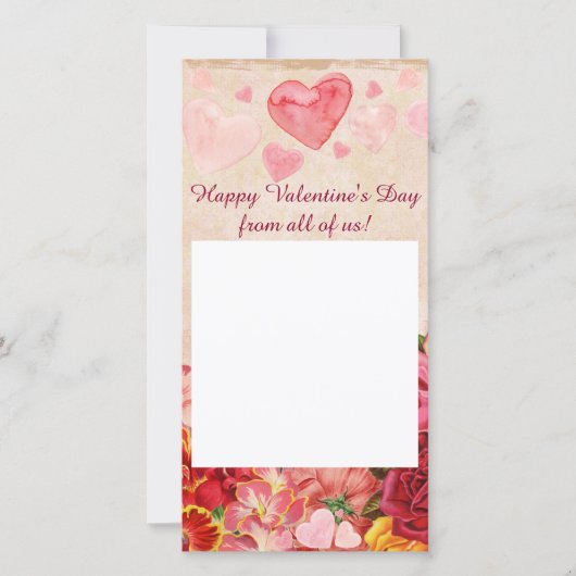 ビクトリアンなSteampunkによってはハートのバレンタインデーが開花します シーズンカード (正面)