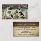 ビクトリアンなSteampunk 名刺 (正面/裏面)