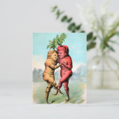 ビクトリアンにんじん舞踏葉書 ポストカード (スタンド正面)