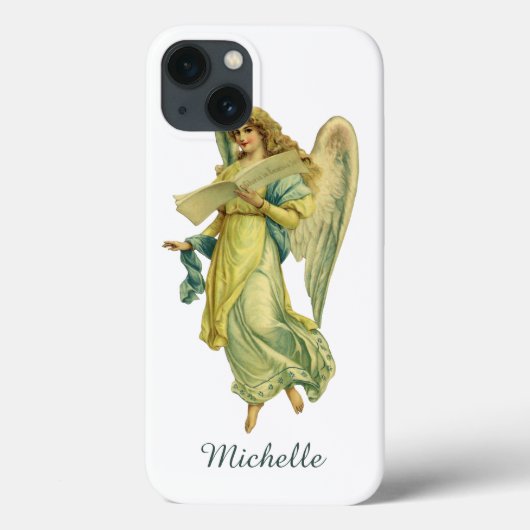 ビクトリアンのクリスマスエンジェル Gloria in Excelsis Deo Case-Mate iPhoneケース (裏面)