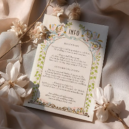 ビクトリアンの結婚王室の詳細カードエレガンス 招待状