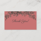 ビクトリアンアンティーク3.5インチx 2.0インチ名刺 名刺 (裏面)