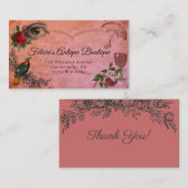 ビクトリアンアンティーク3.5インチx 2.0インチ名刺 名刺 (正面/裏面)