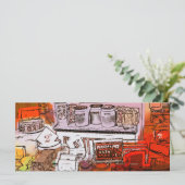 ビクトリアンイギリス製ラックカード (スタンド正面)