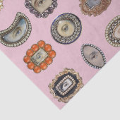 ビクトリアンインスパイア恋人の目、オリジナルアート 薄葉紙 (詳細)