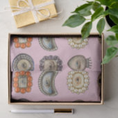 ビクトリアンインスパイア恋人の目、オリジナルアート 薄葉紙 (ギフト)