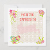 ビクトリアンイースターティーブランチの招待状 招待状 (裏面)