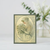 ビクトリアンウェディング ヴィクトリアン花嫁 Save the Date 招待状 (スタンド正面)