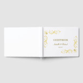 ビクトリアンエレガント結婚の ゲストブック (全面)