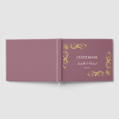 ビクトリアンエレガント結婚の ゲストブック (全面)