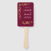 ビクトリアンエレガント結婚の ハンドファン (正面)