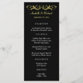 ビクトリアンエレガント結婚の メニュー (正面)