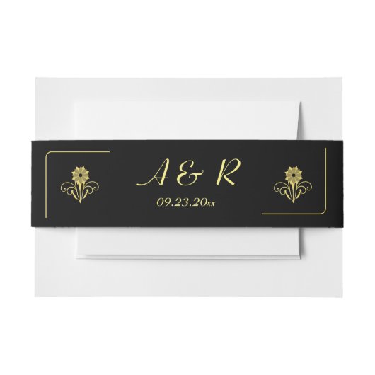 ビクトリアンエレガント結婚の 招待状ベリーバンド (正面例)