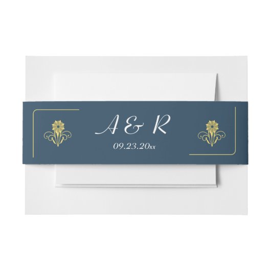 ビクトリアンエレガント結婚の 招待状ベリーバンド (正面例)