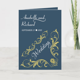 ビクトリアンエレガント結婚の 招待状