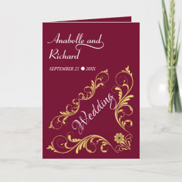 ビクトリアンエレガント結婚の 招待状