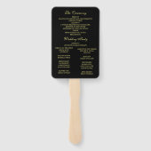 ビクトリアンエレガント結婚手扇計画 ハンドファン (裏面)