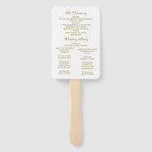 ビクトリアンエレガント結婚手扇計画 ハンドファン (裏面)