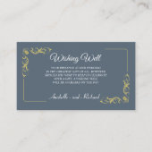 ビクトリアンエレガント結婚望み エンクロージャーカード (正面)