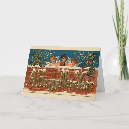ビクトリアンエンジェルズ ハッピーニューイヤーカード シーズンカード (正面)
