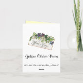 ビクトリアンエンジェル感謝カード サンキューカード (裏面)