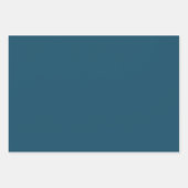 ビクトリアンクジャク無地のカラー ラッピングペーパーシート (正面3)