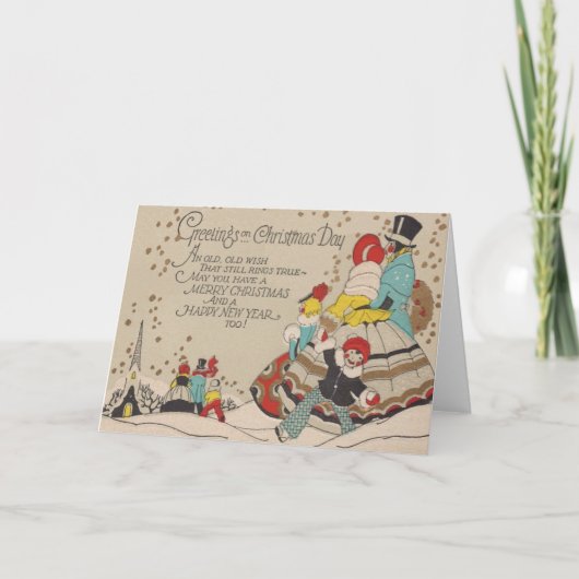 ビクトリアンクリスマスと年賀状 シーズンカード (正面)