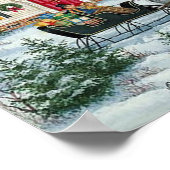 ビクトリアンクリスマスのポスター ポスター (角)